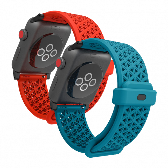 Catalyst correa sport Apple Watch 42mm (Azul/Gris y Rojo/Negro)